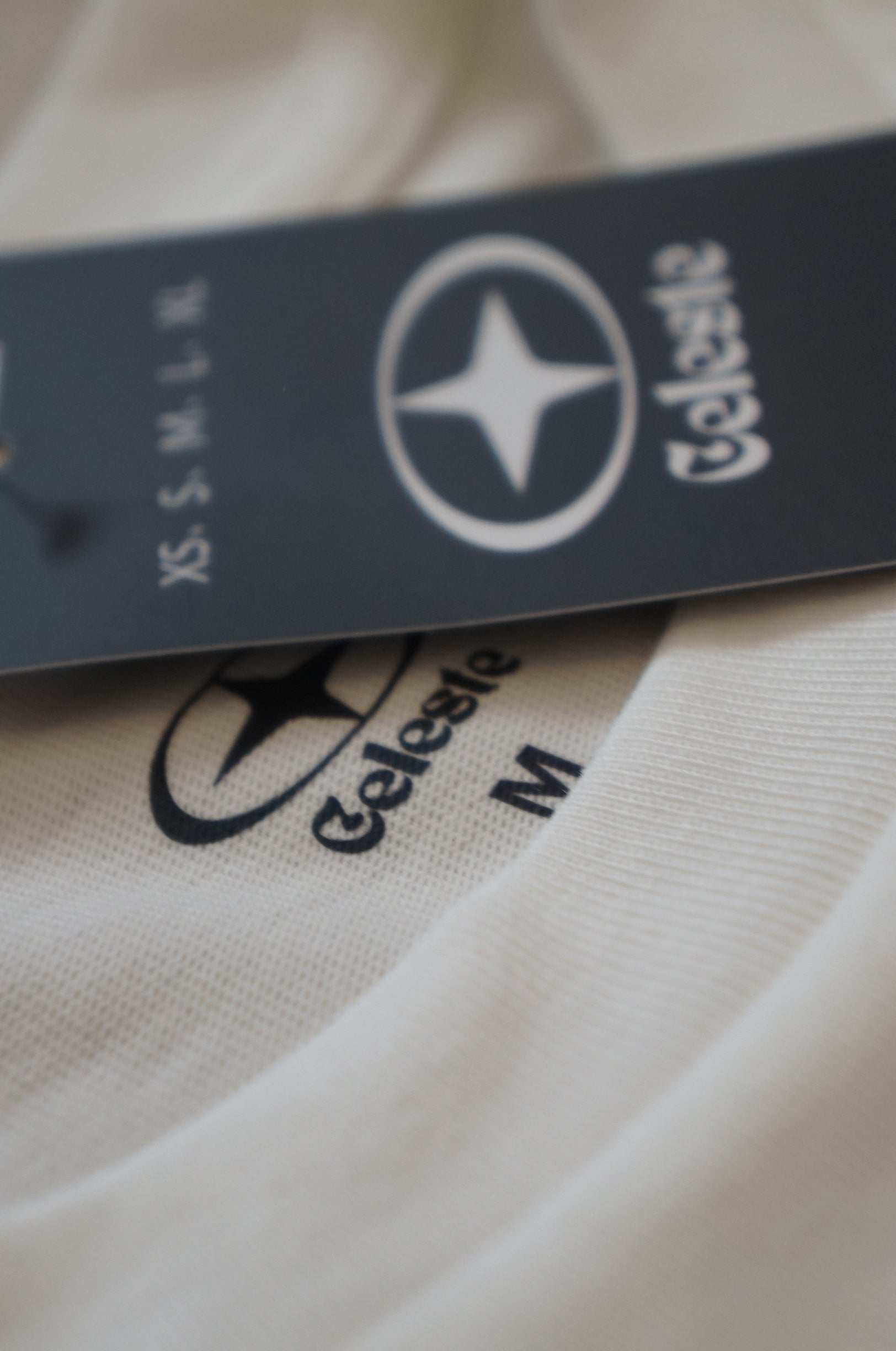 Tshirt Angel rose et blanc, logo imprimé 100% coton bio.