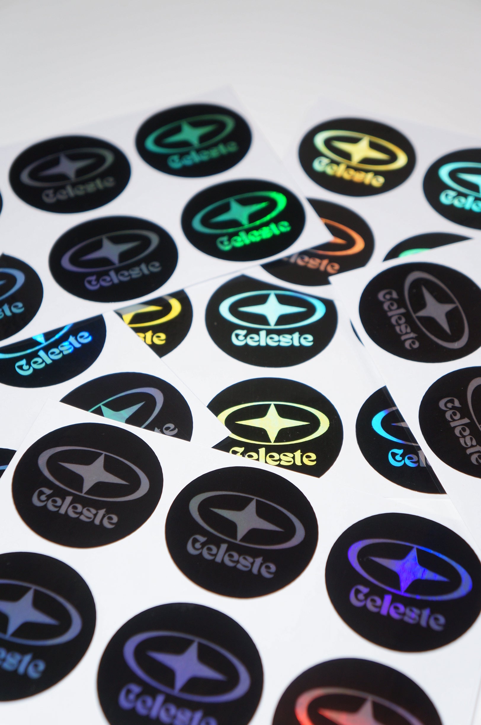 Lot de 6 autocollant Celeste multicolore.